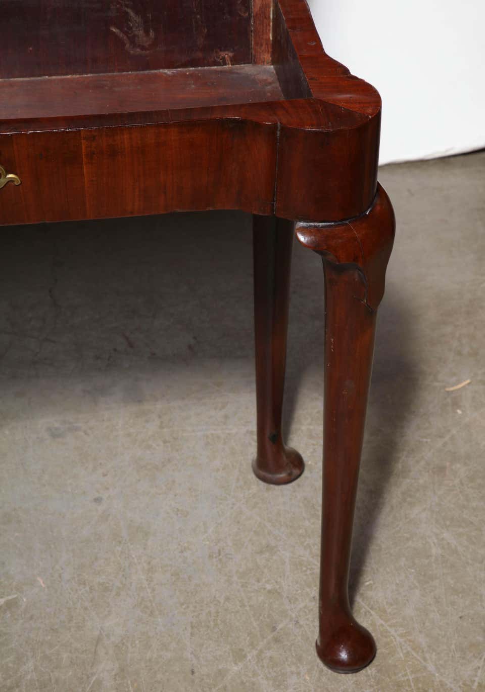 Queen Anne Mahogany Triple Top Card Table