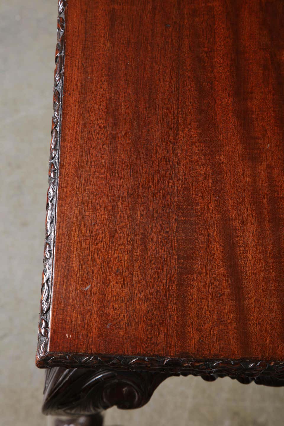 George II mahogany Ball and Claw Foot Card Table