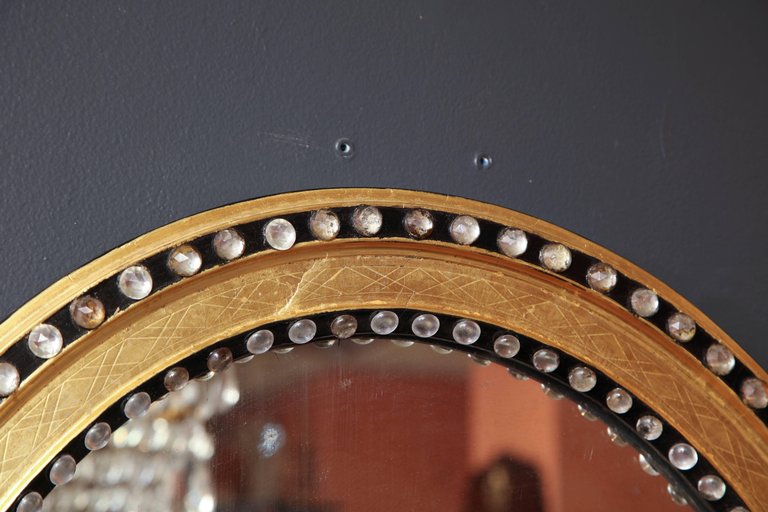 Irish George III Oval Mirror