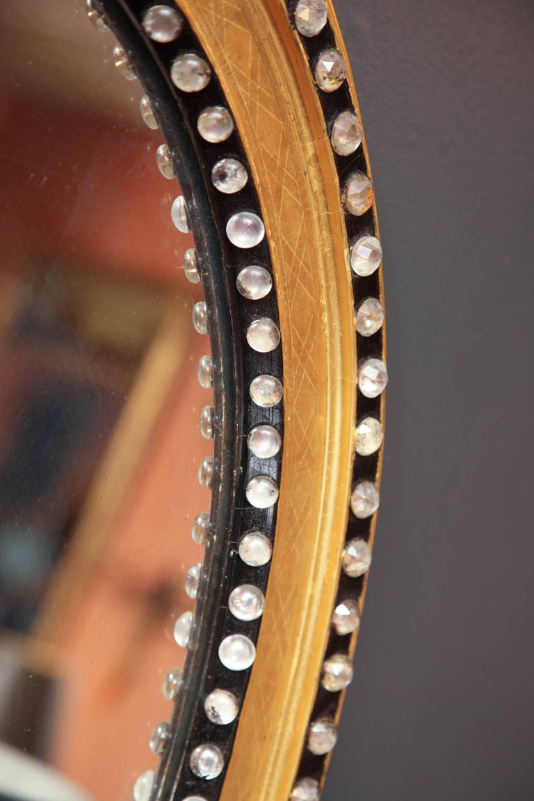 Irish George III Oval Mirror