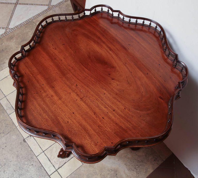 George II Mahogany Tilt-Top Wine Table