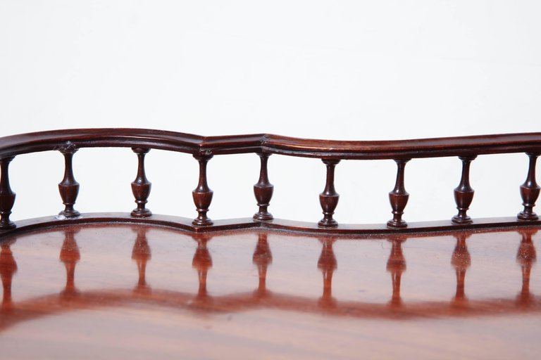 Rare George II Mahogany Tilt-Top Wine Table