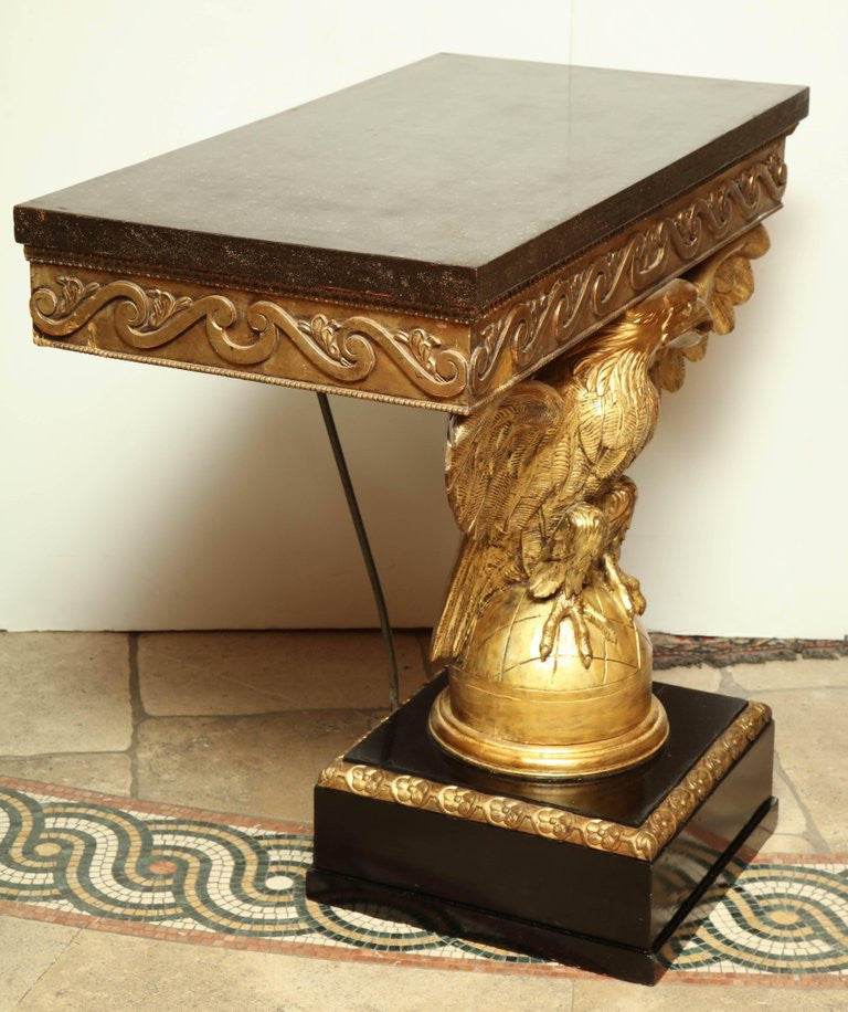 Pair of George II Carved Eagle Consoles