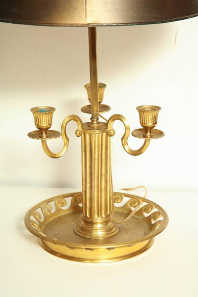 Pair of Louis XVI Bouillotte Lamps