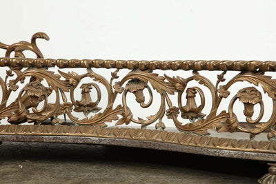 Rococo Bronze Fireplace Fender