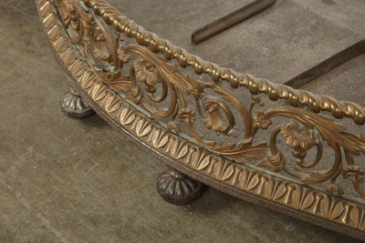 Rococo Bronze Fireplace Fender