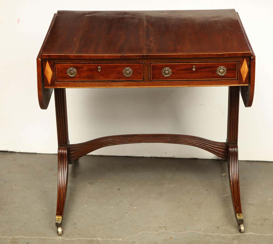 Regency Mahogany Sofa Table