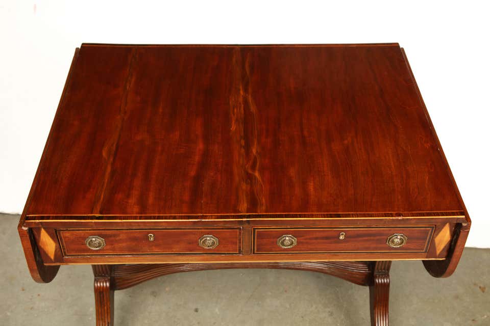 Regency Mahogany Sofa Table