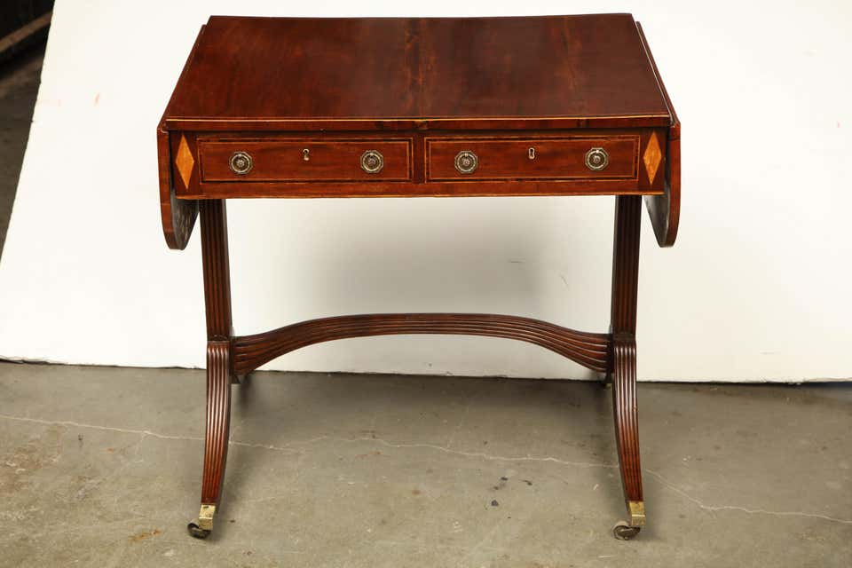 Regency Mahogany Sofa Table