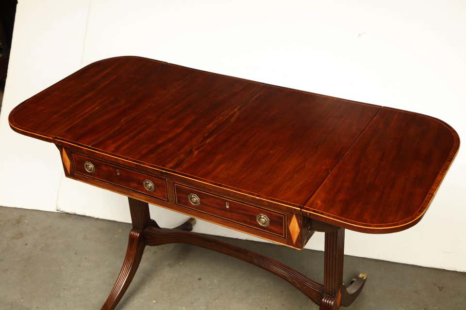 Regency Mahogany Sofa Table