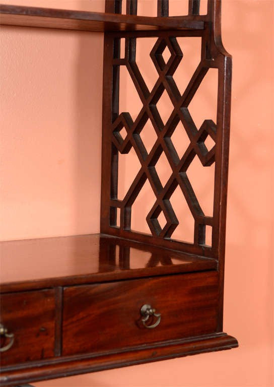 Pair of George III Hanging Shelves