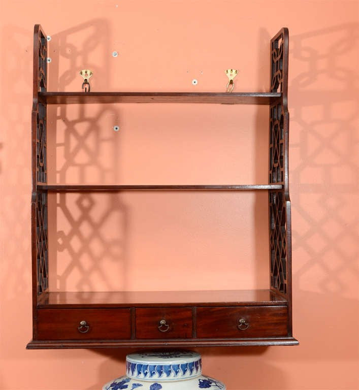 Pair of George III Hanging Shelves