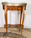 Louis XV Oval Marquetry Side Table