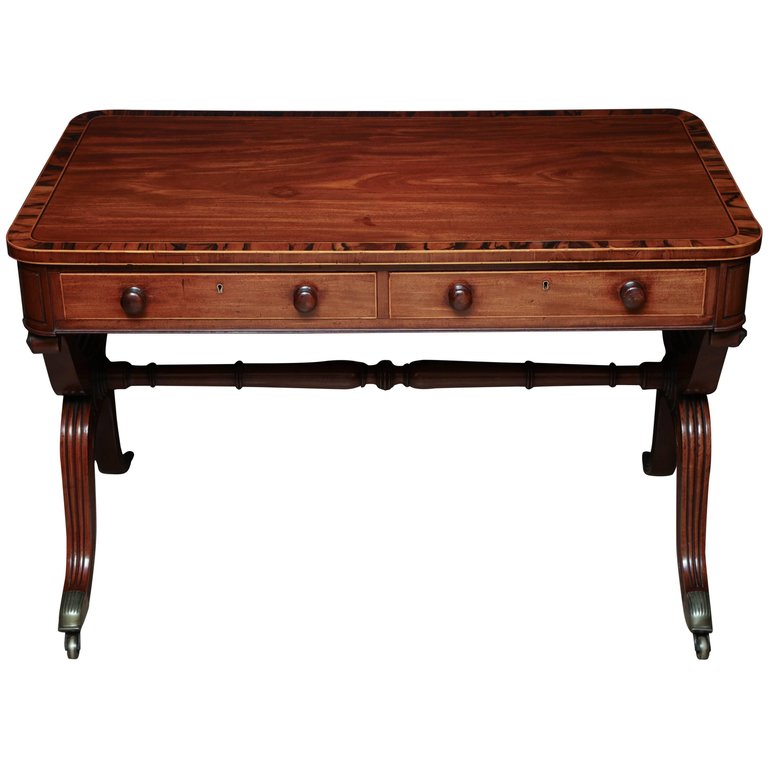 Regency Curule Form Writing Table