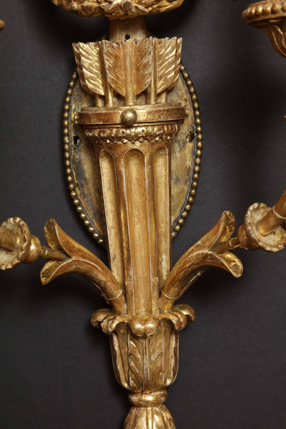 Fine Carved Giltwood Sconces