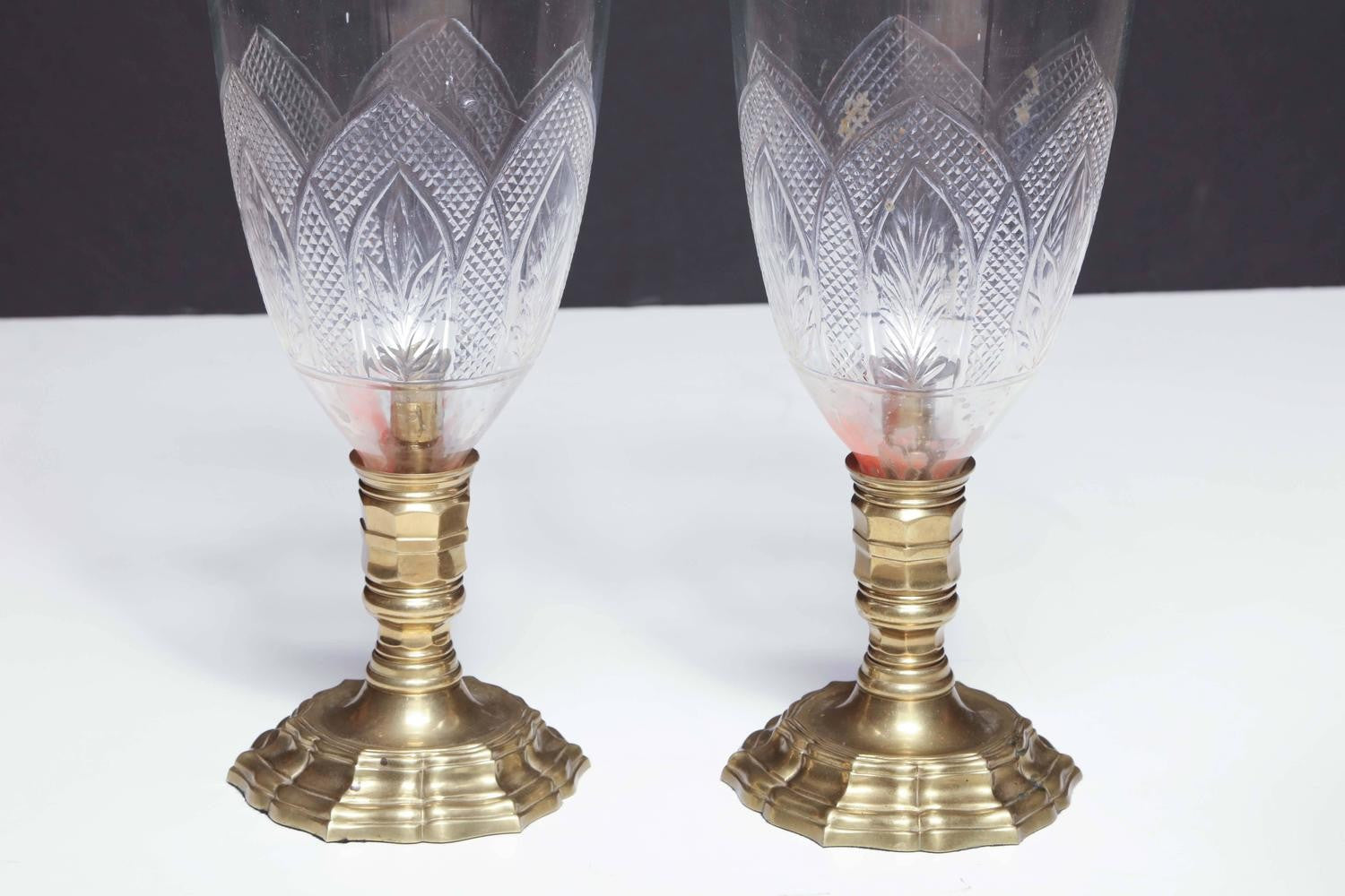 Pair of French Bronze Photophores