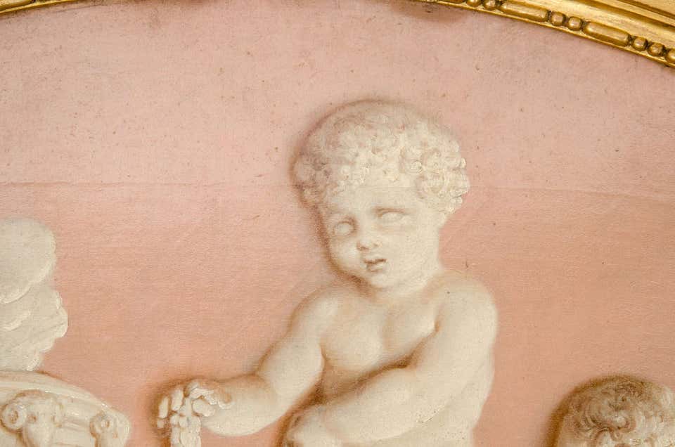 Pair of Neoclassic Grisailles Paintings