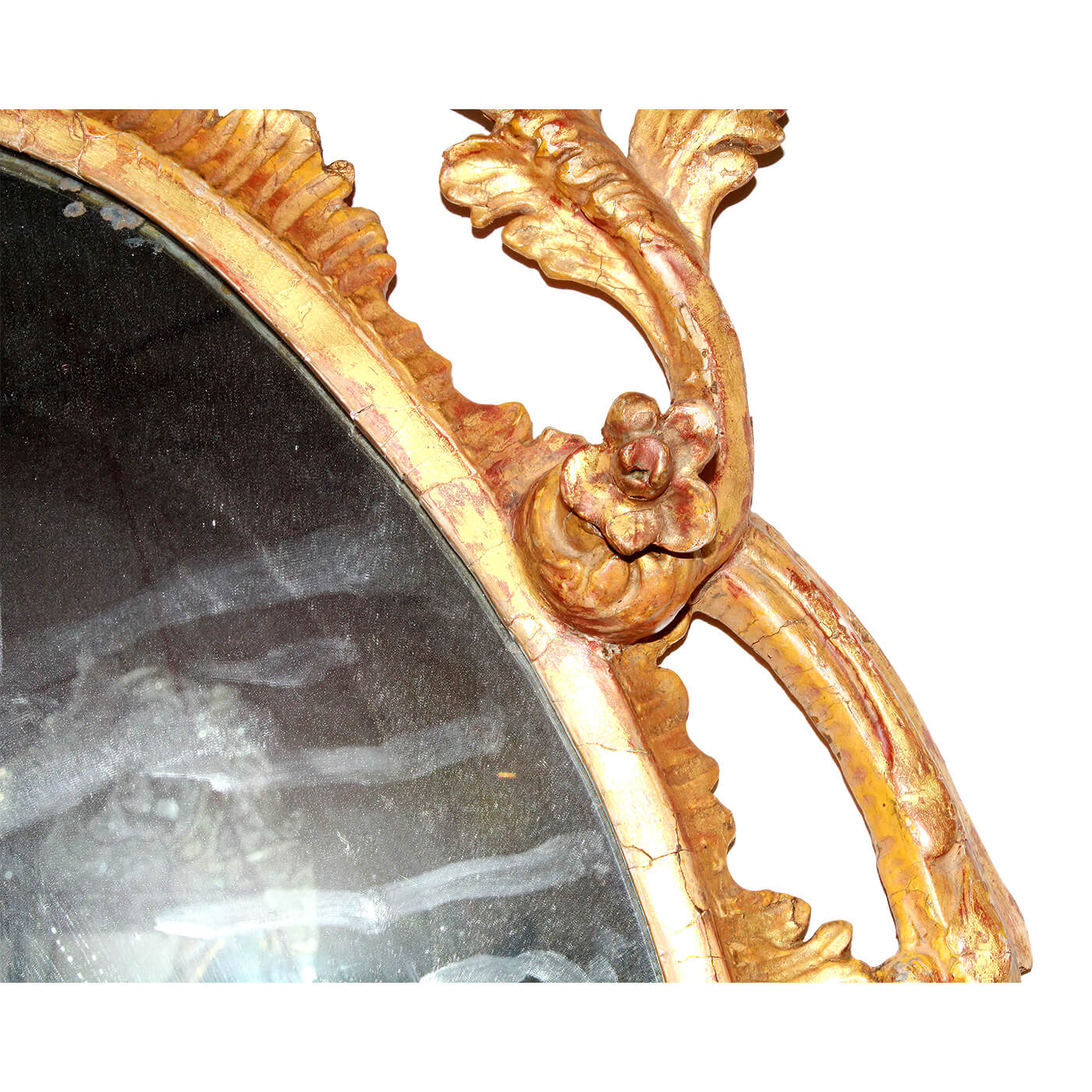 Fine George III Oval Gilt Mirror
