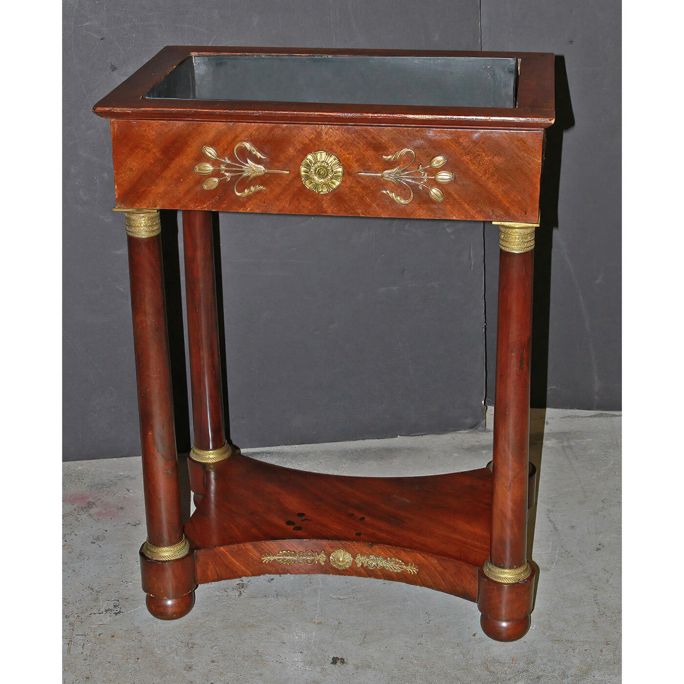 French Empire Mahogany Planter