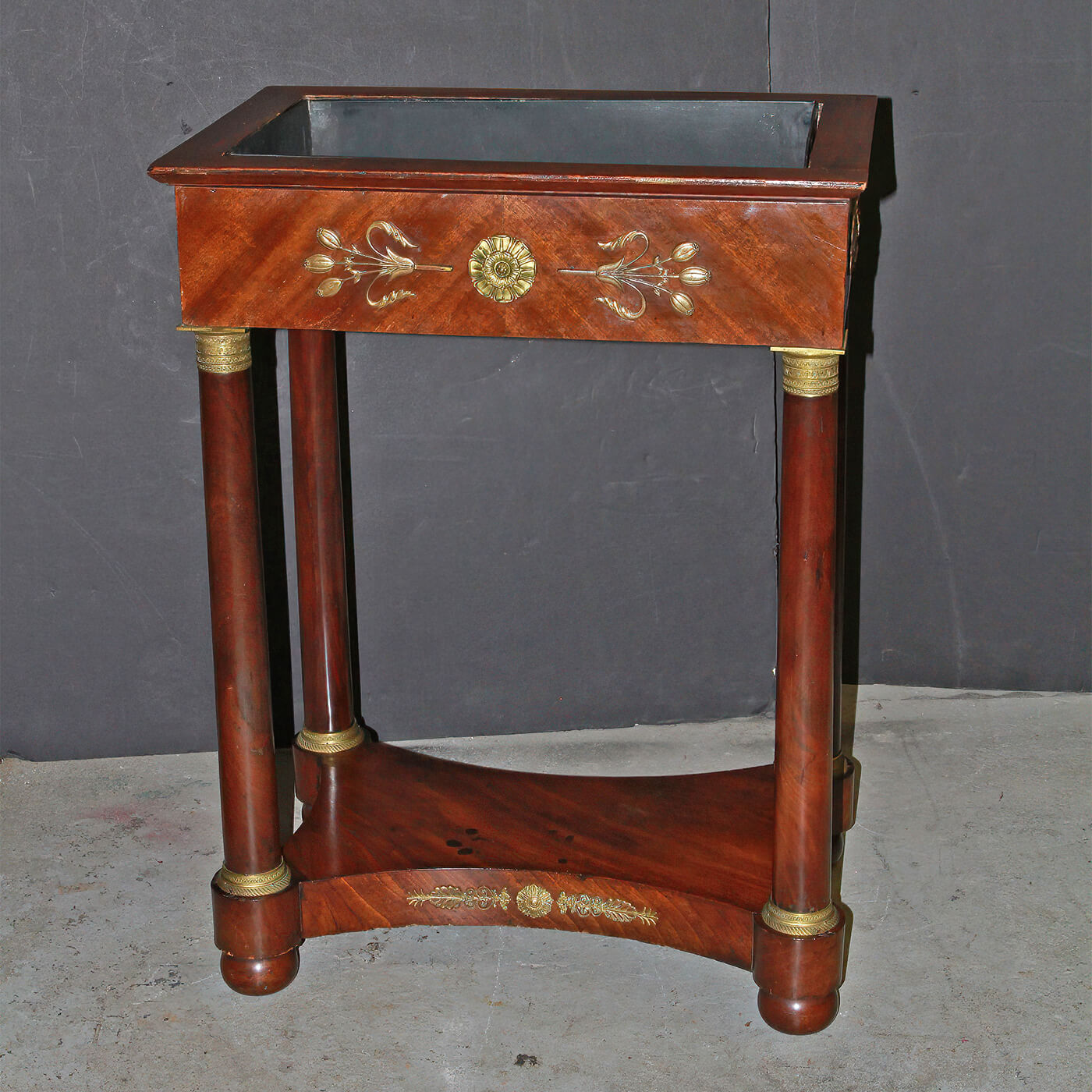 French Empire Mahogany Planter