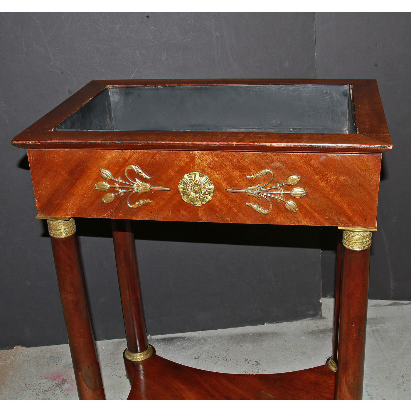 French Empire Mahogany Planter