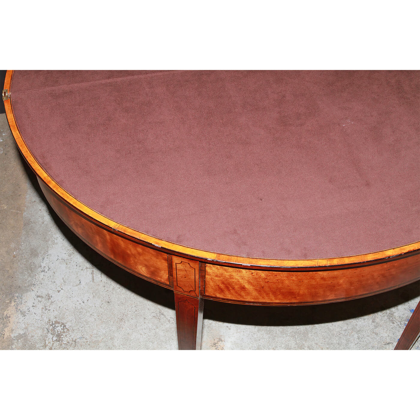 George III Satinwood Game Table