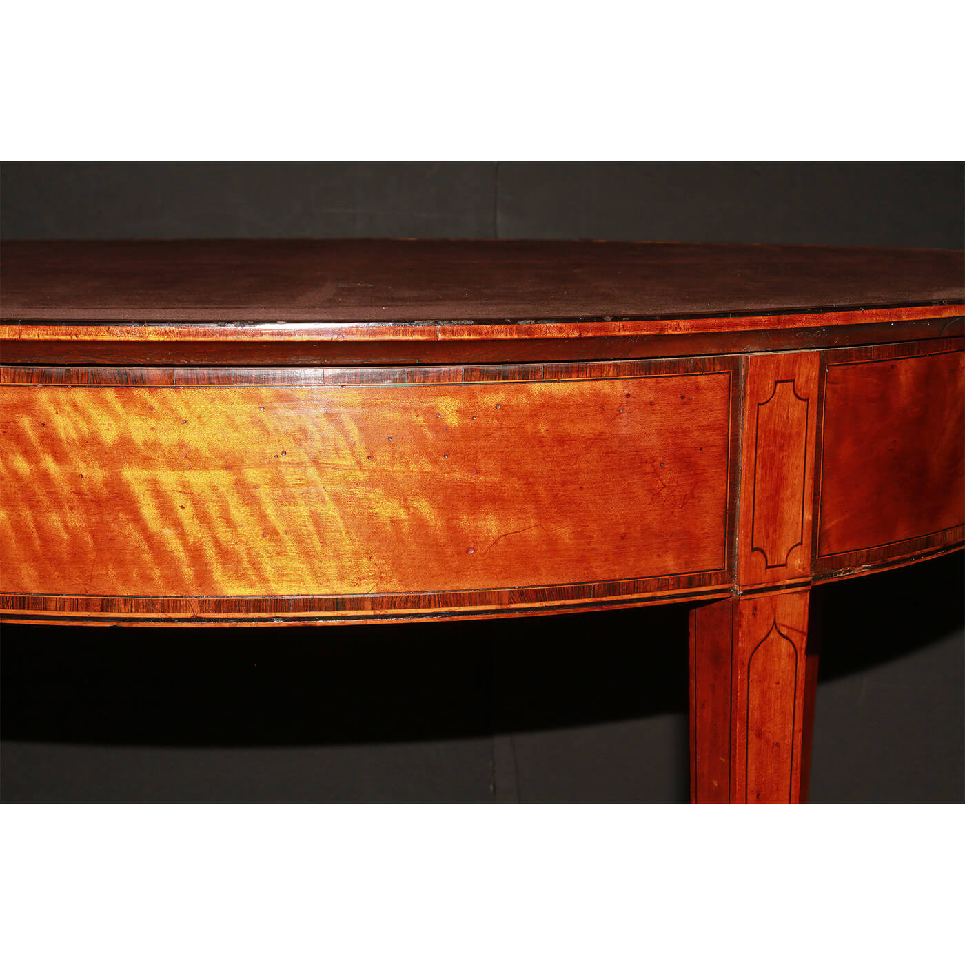 George III Satinwood Game Table