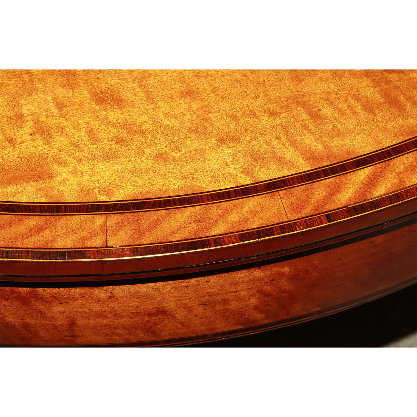 George III Satinwood Game Table