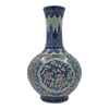 Chinese Iron Red, Blue and White Bottle Vase