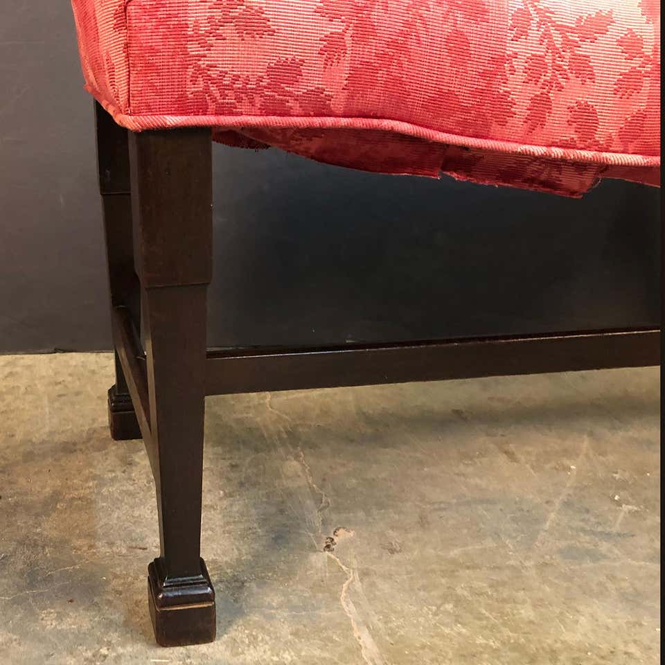 English Chippendale Window Bench