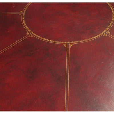 Regency Style Leather Top Center Table