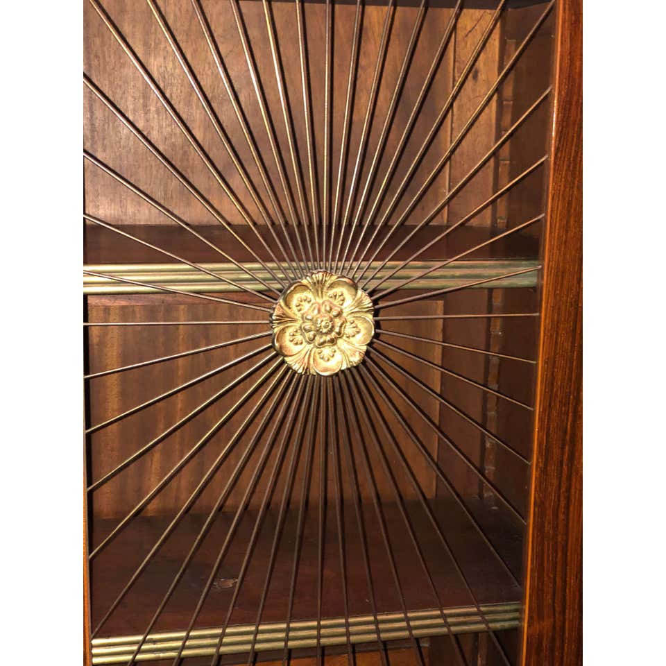 Regency Rosewood Grilldoor Bookcase