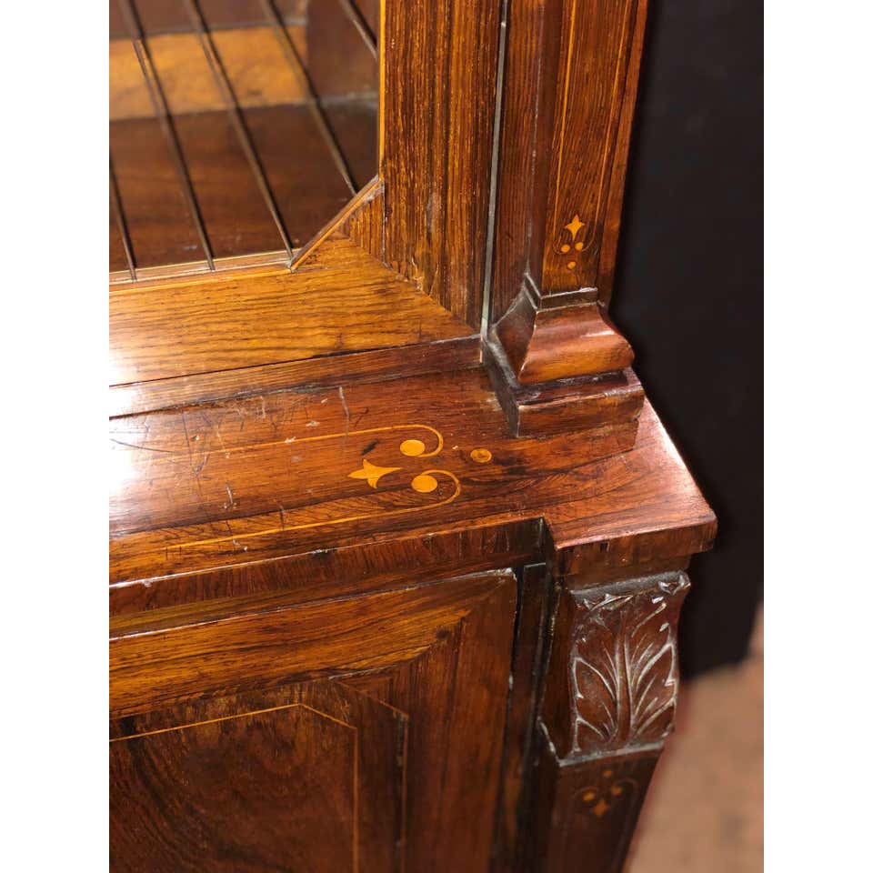 Regency Rosewood Grilldoor Bookcase