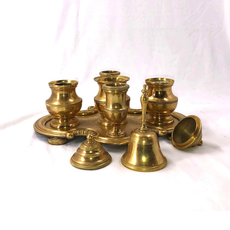 Gilt Bronze Desk Set