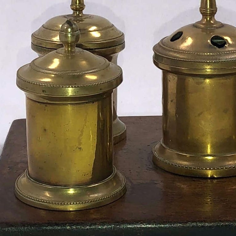 English Desk Set Inkwell