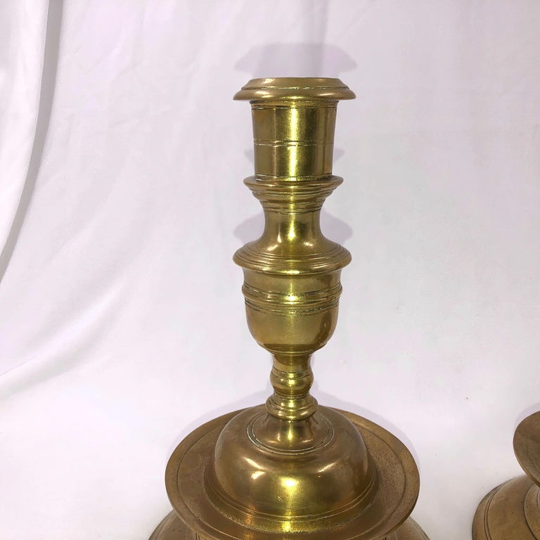 Pair of Capstan Candlesticks