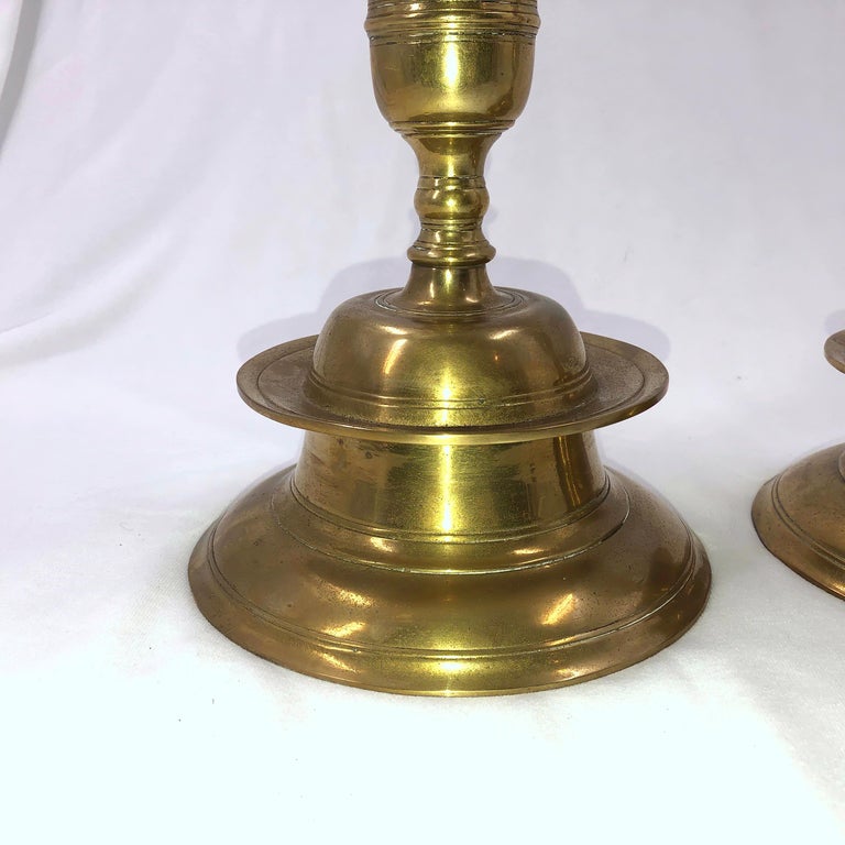 Pair of Capstan Candlesticks