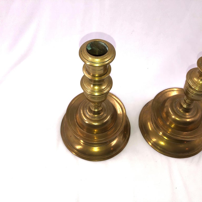 Pair of Capstan Candlesticks