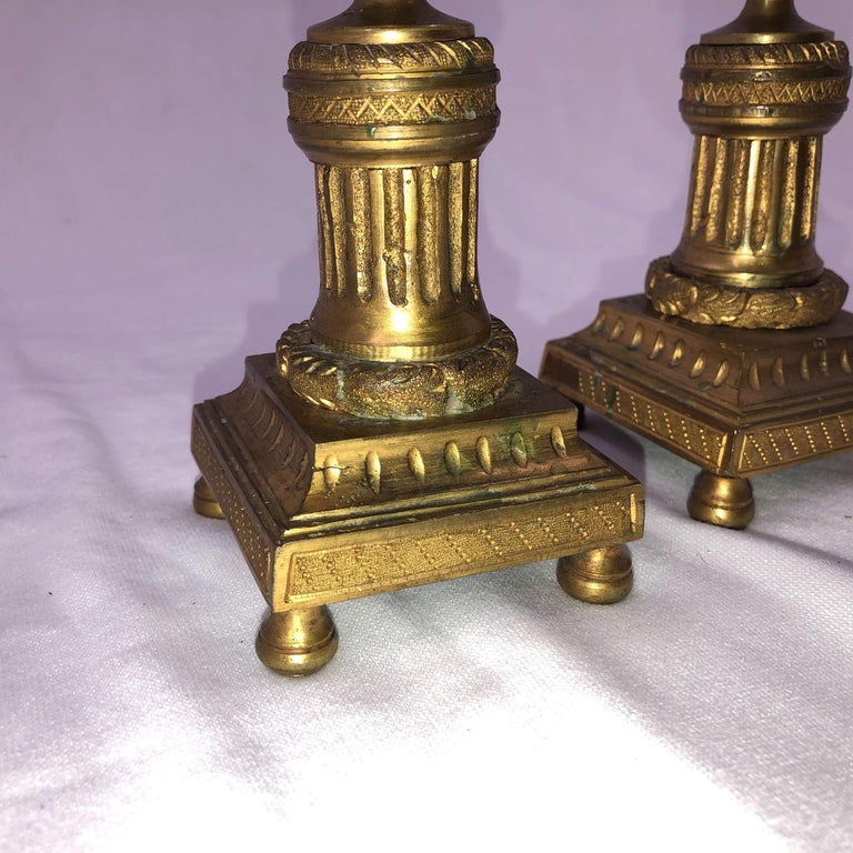 Pair of Louis XVI Bronze Cassollettes