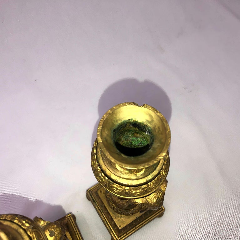 Pair of Louis XVI Bronze Cassollettes