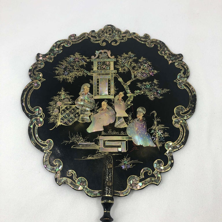 Pair of English Handheld Fans