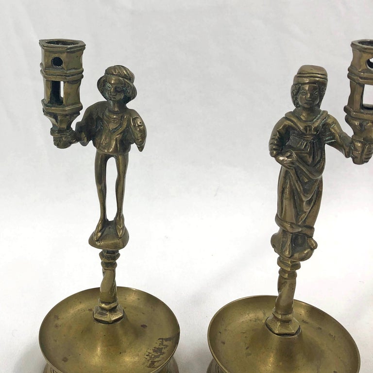 Pair of Gothic Candlesticks