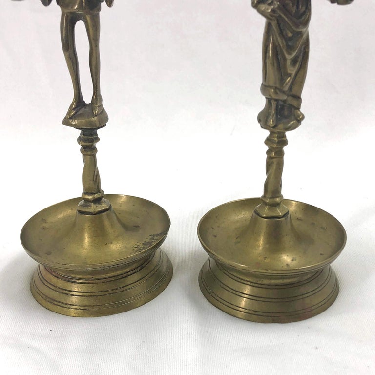 Pair of Gothic Candlesticks