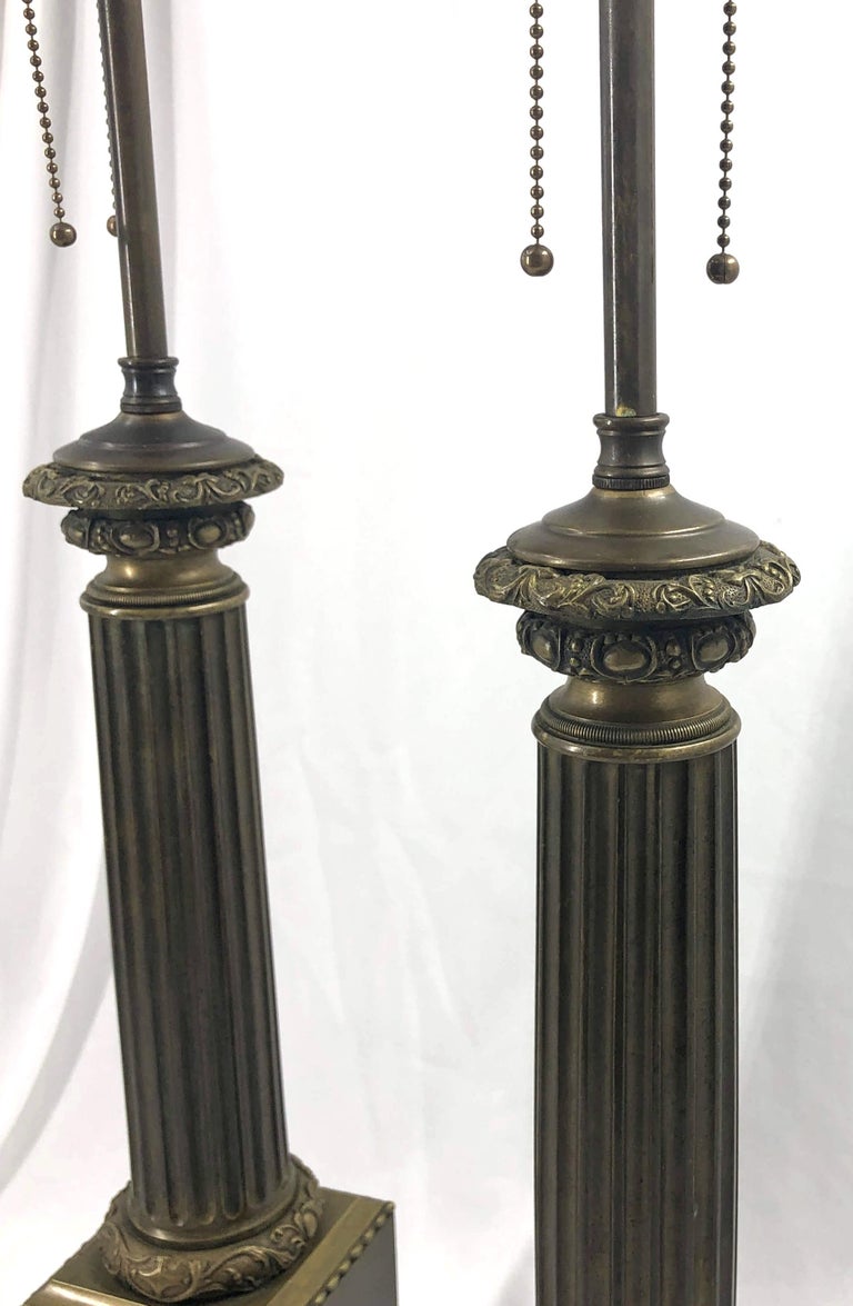 Pair of Empire Lamps