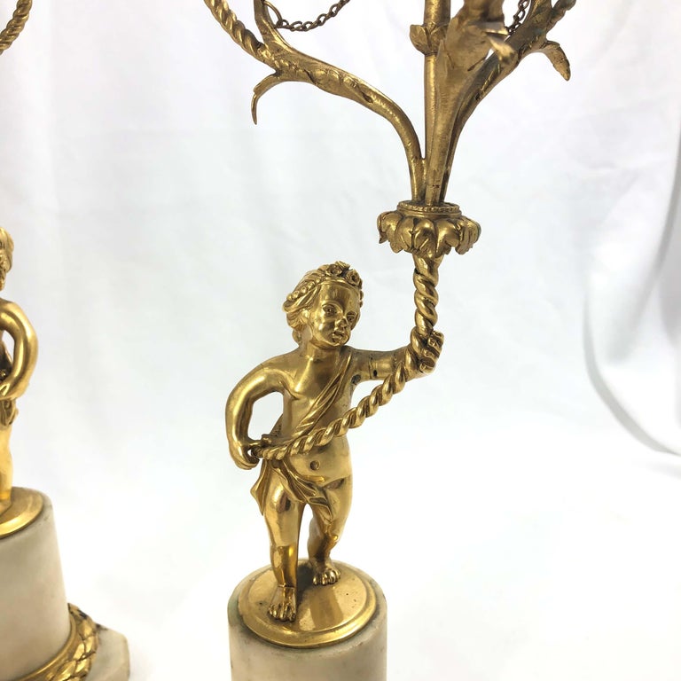 Pair of Louis XVI Figural Candelabra