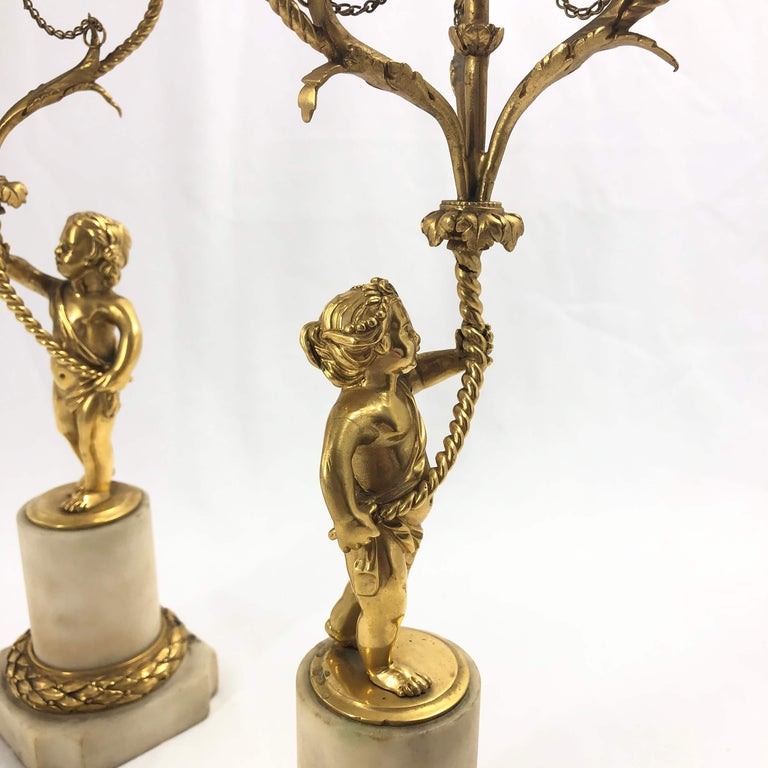Pair of Louis XVI Figural Candelabra