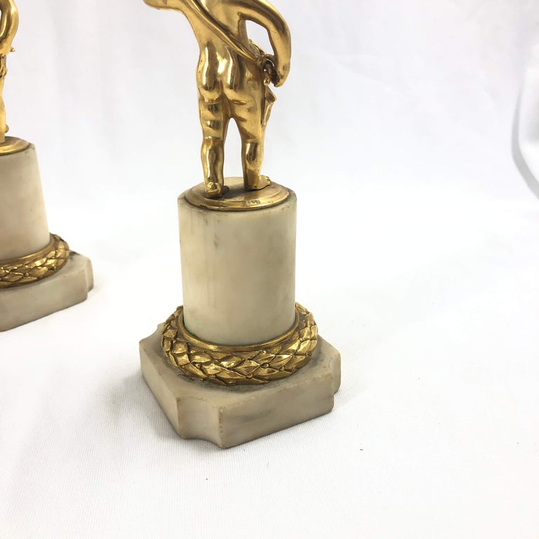 Pair of Louis XVI Figural Candelabra