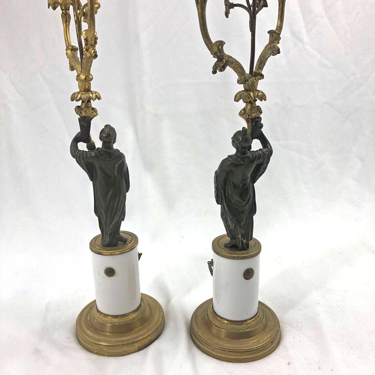 Pair of Regency Candelabra