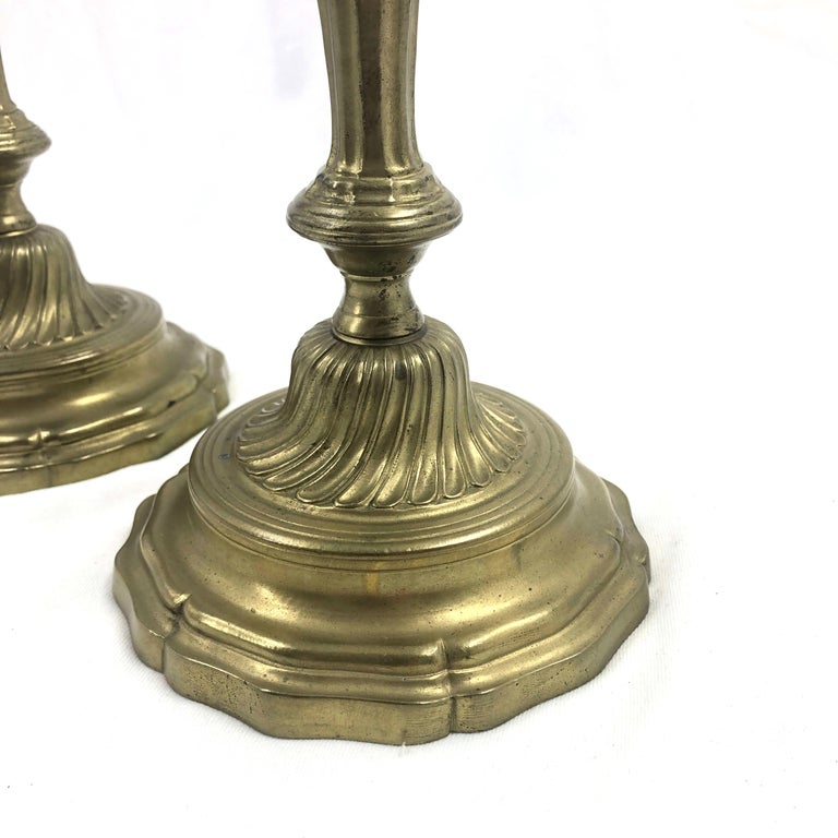 Pair of French Lois XVI Candlesticks