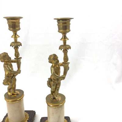 Pair of French Louis XVI Candlesticks